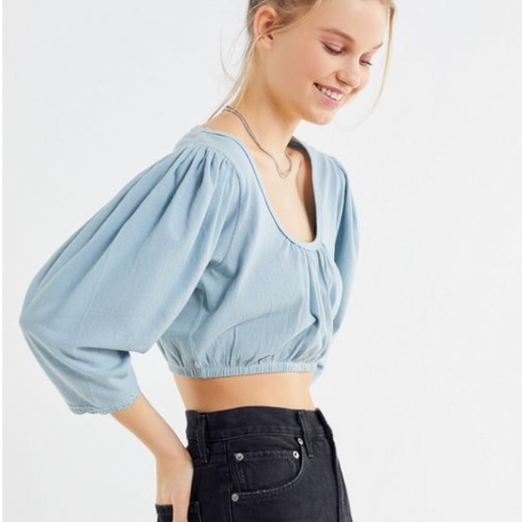 Urban outfitters long sleeve crop top - Picture 2 of 7